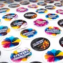 Adhesivo Troquelado Circular Mt2