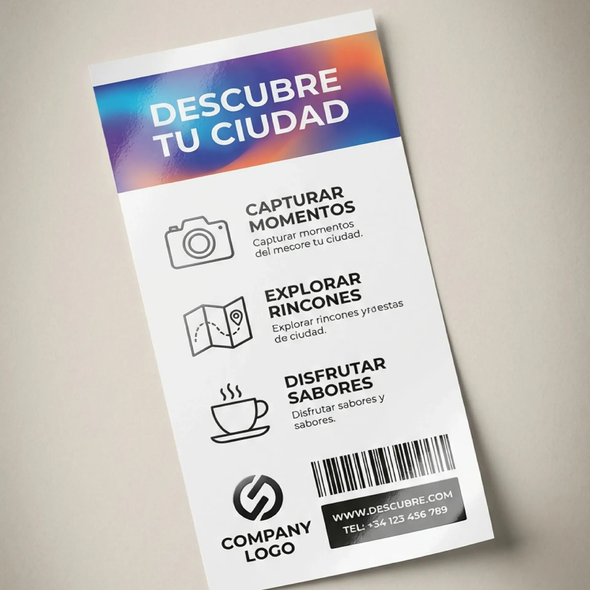 Volantes Tamaño 10x20cm - Pack 100 unid (Una Cara)