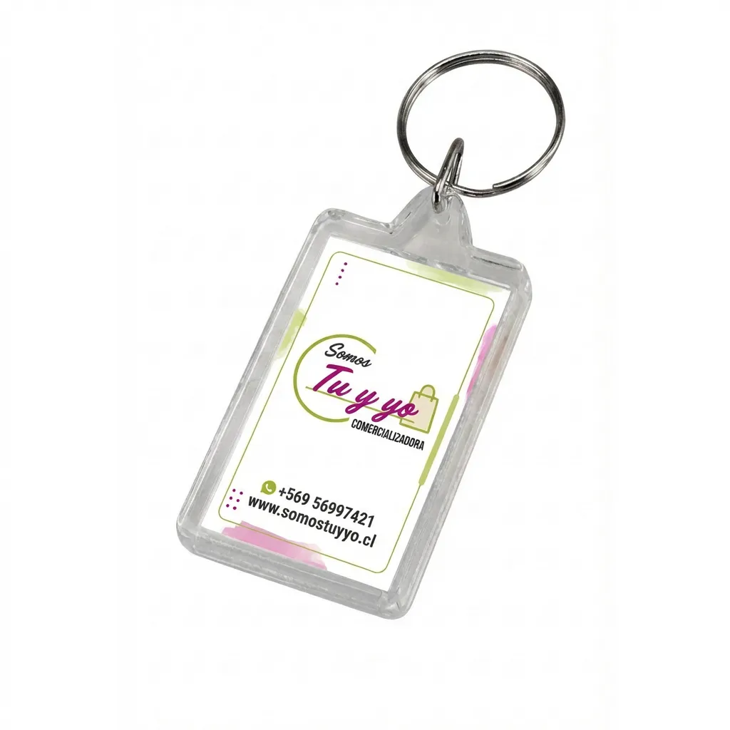 Llavero con Porta-Foto Acrílico (MI-K42) (Si)