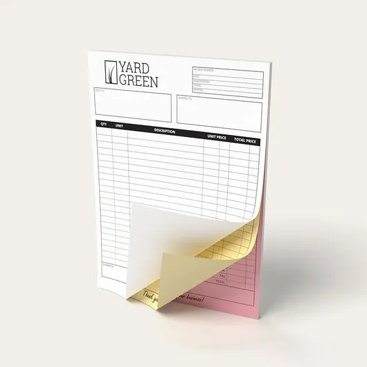 TALONARIO AUTOCOPIATIVO TAMAÑO CARTA - 100 HOJAS - 50 ORIGINALES