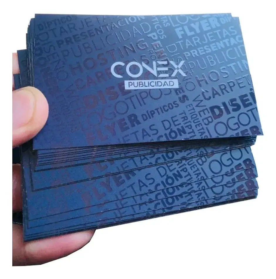 Tarjetas de Presentación Premium UV