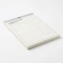 Talonario papel bond tamaño carta  - 100 Hojas Fondo blanco