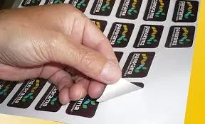 Adhesivo Troquelado Rectangular Mt2 (Otro tamaño por especificar, Adhesivo Blanco Brillante, 3 a 5 Días Hábiles, Sin Laminado)