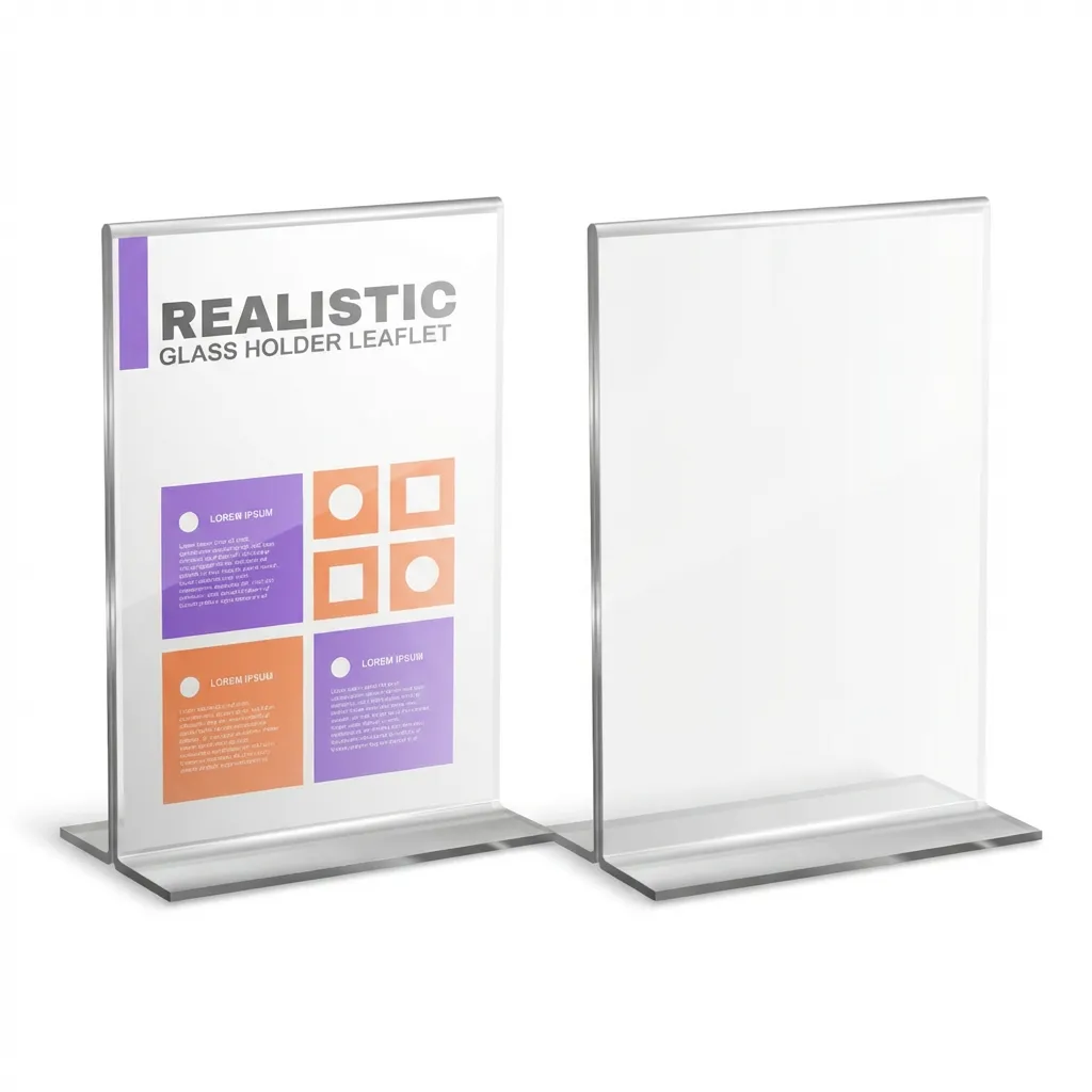 Porta grafica acrílico A4 (21*29.7 Cm) Formato T Vertical 1.7mm