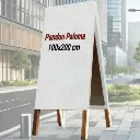 Paloma Publicitaria 100x150cm -Doble- Tela Pvc