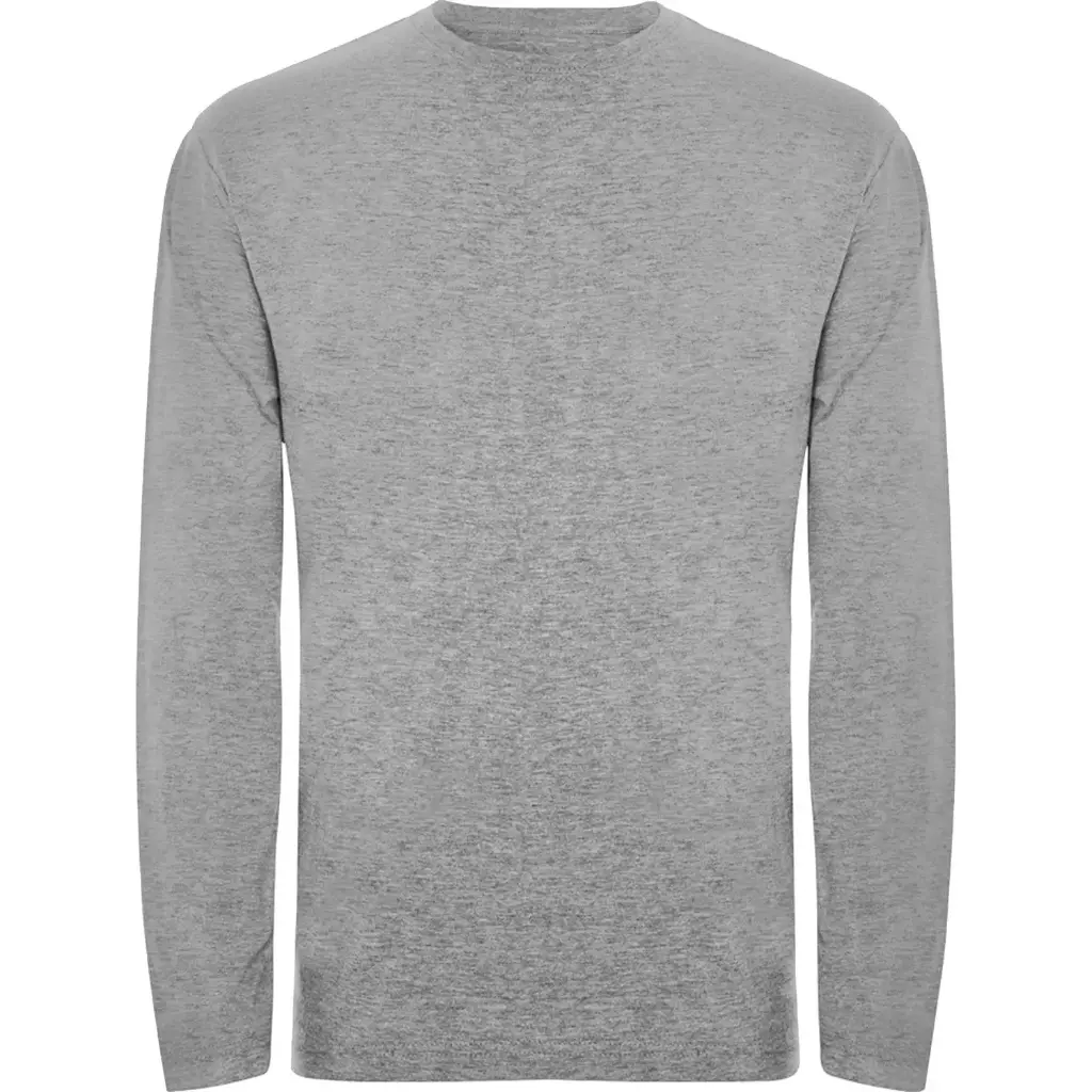 Polera Corporativa Estampada Manga Larga (Rojo, S, Sin Estampado, Sin Estampado, Sin Estampado)